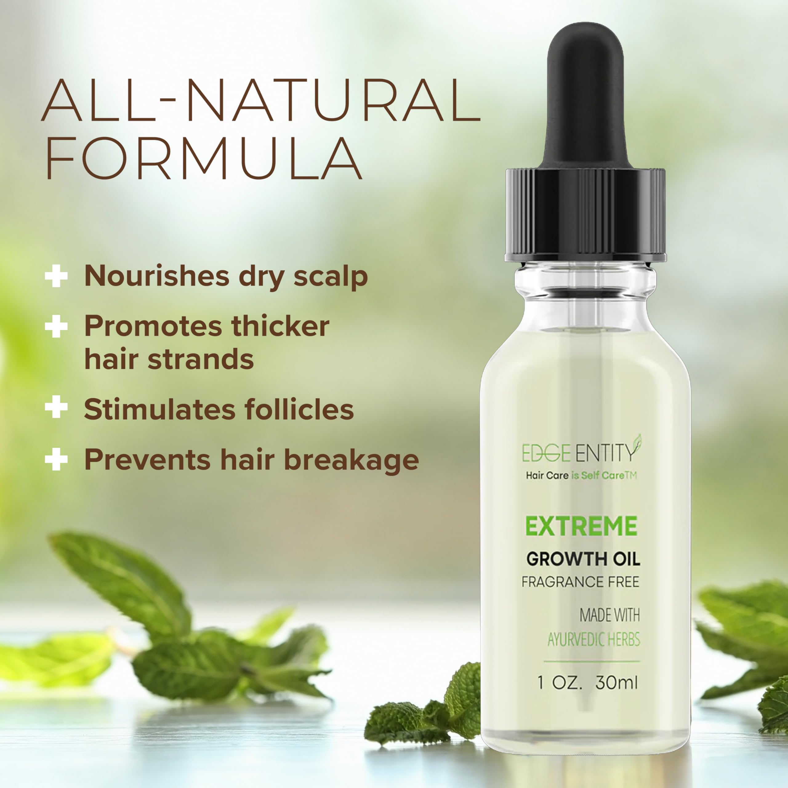 Edge Entity Extreme Growth Oil Fragrance Free
