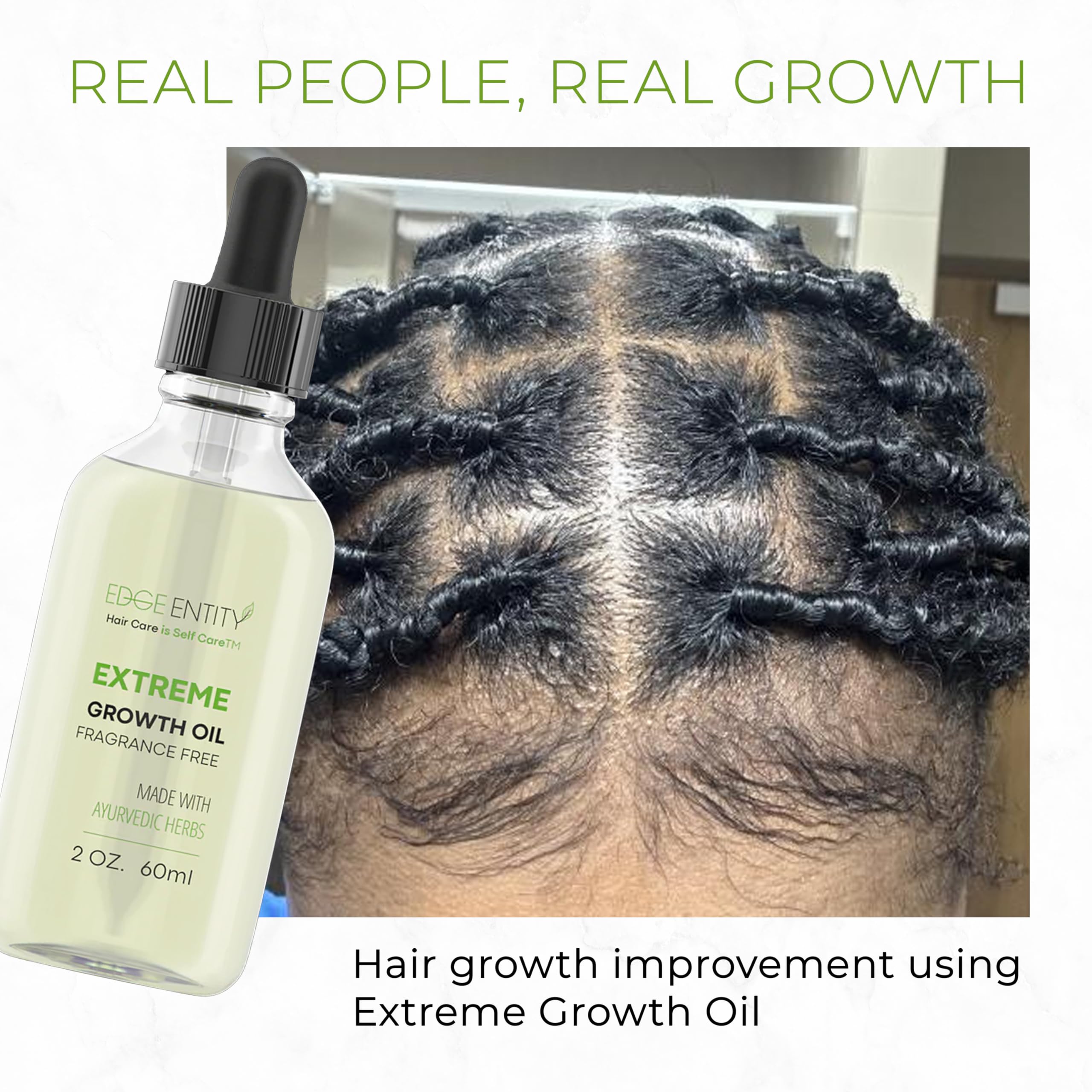 Edge Entity Extreme Growth Oil Fragrance Free