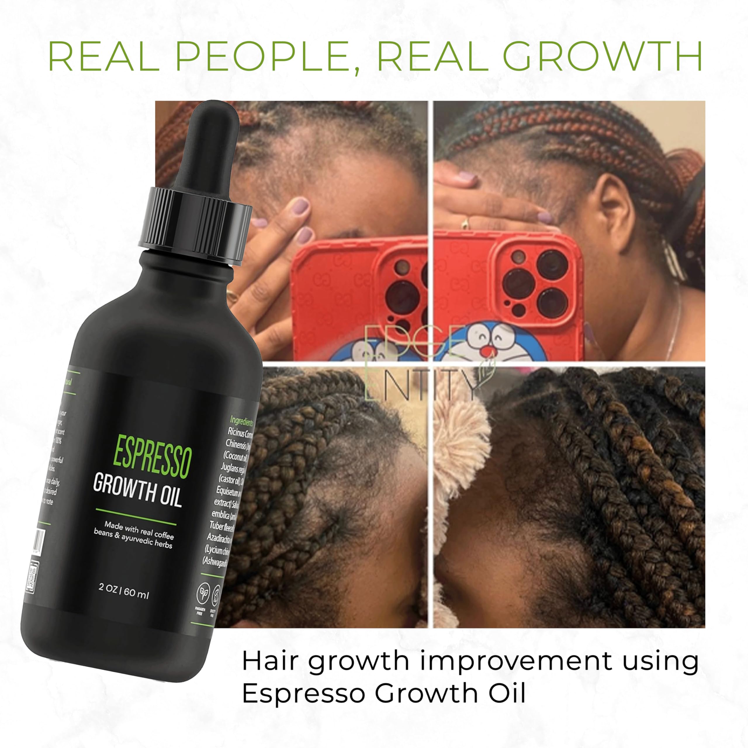 Edge Entity Espresso Hair Growth Oil