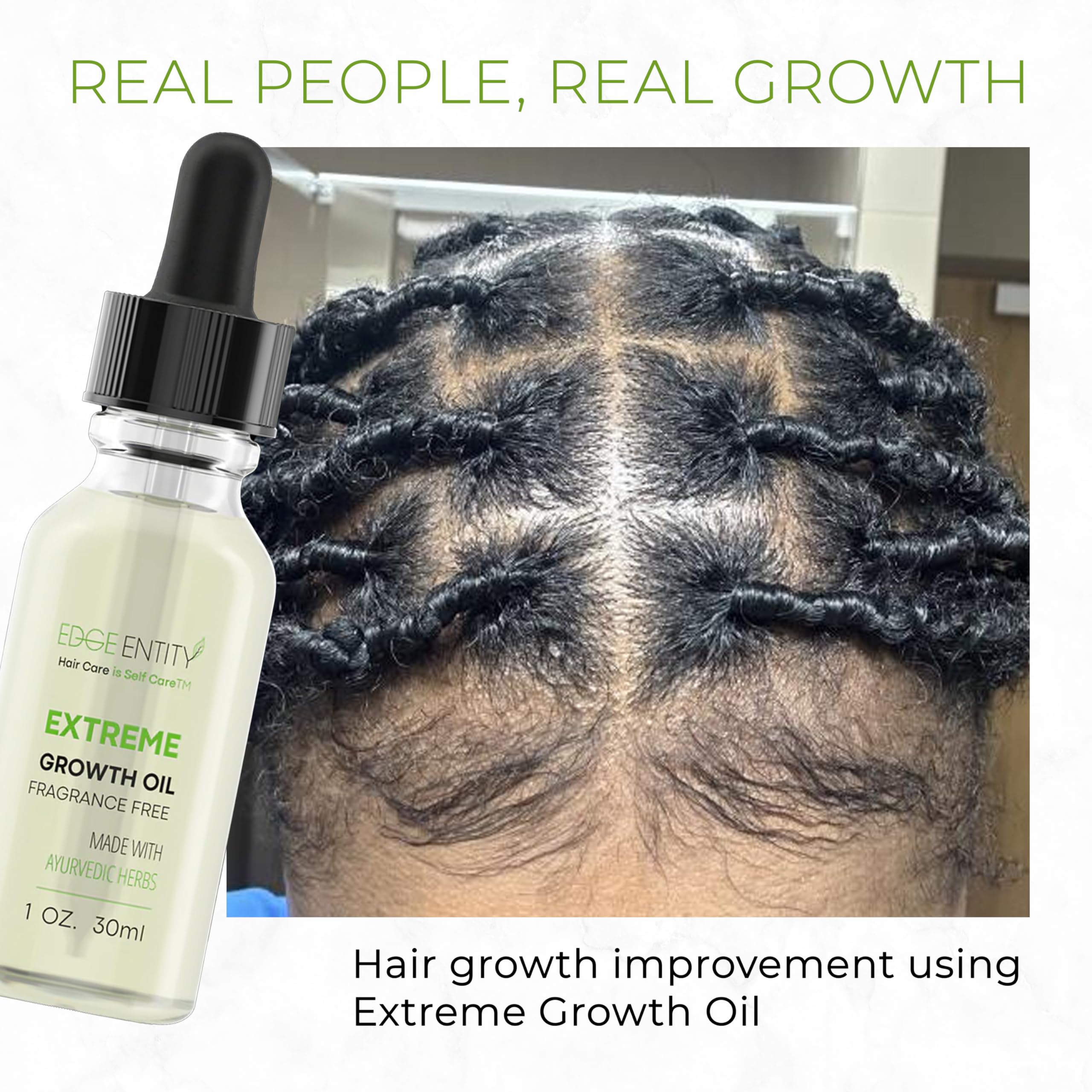 Edge Entity Extreme Growth Oil Fragrance Free