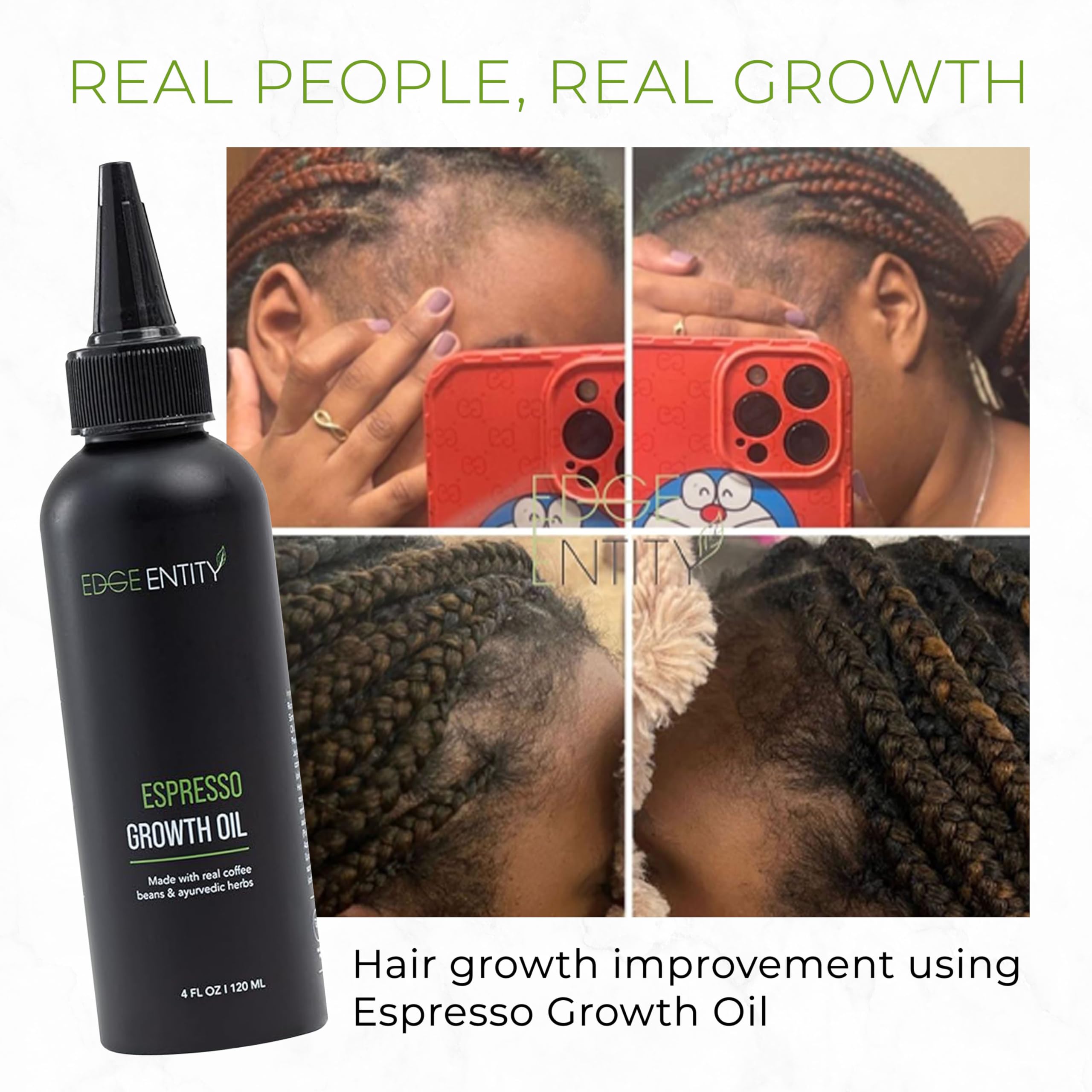 Edge Entity Espresso Hair Growth Oil- 4 oz